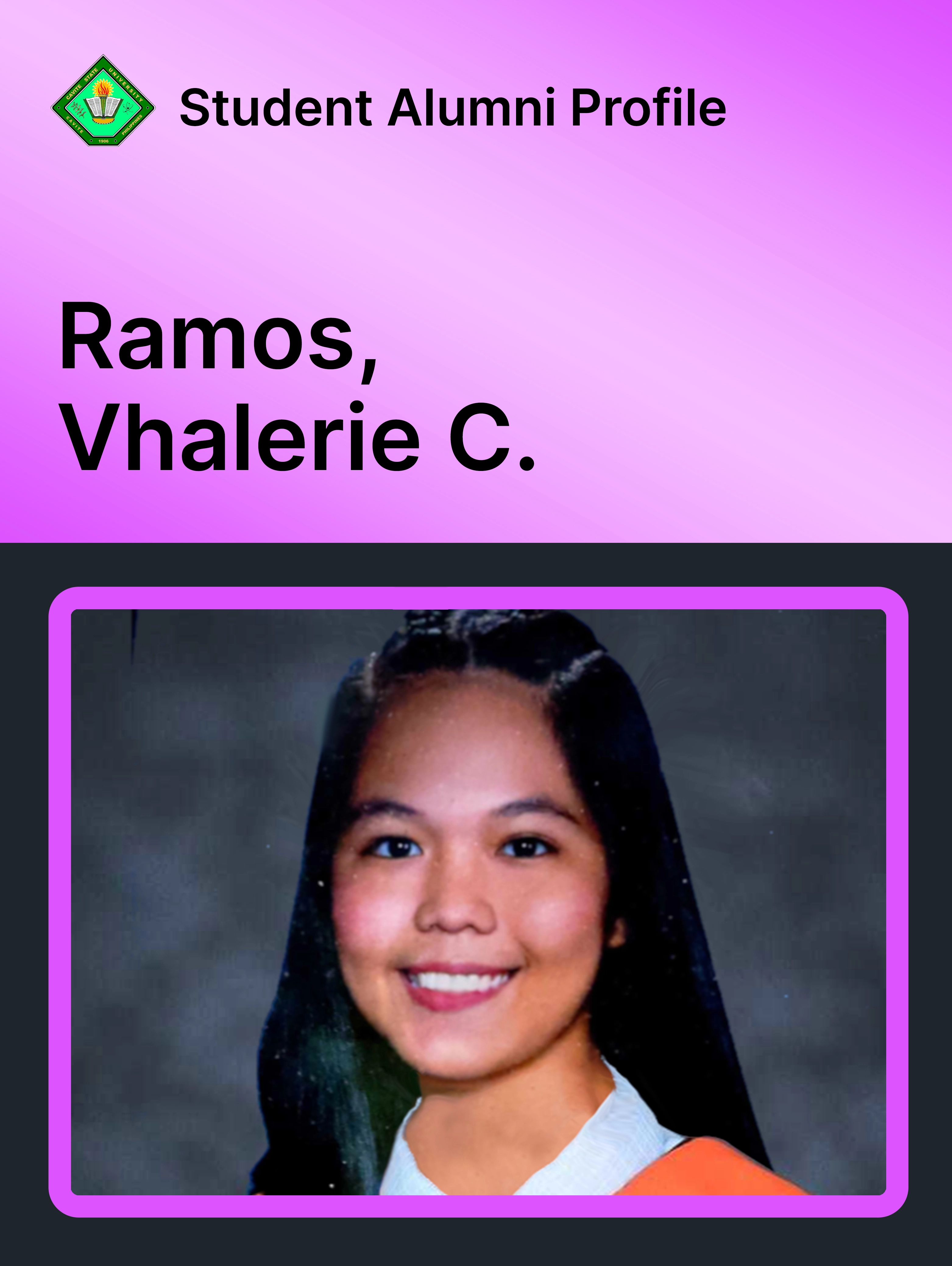Ramos, Vhalerie C.